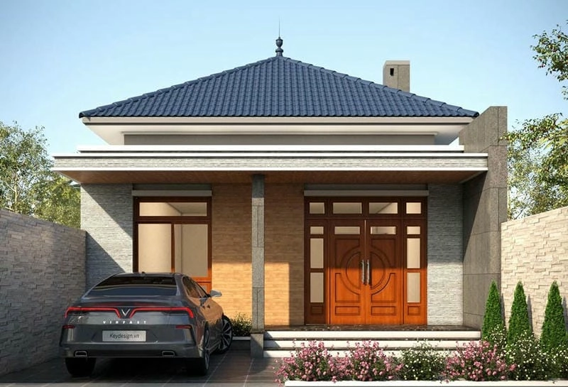 mẫu nhà vuông hiện đại thiết kế tinh tế ấn tượng