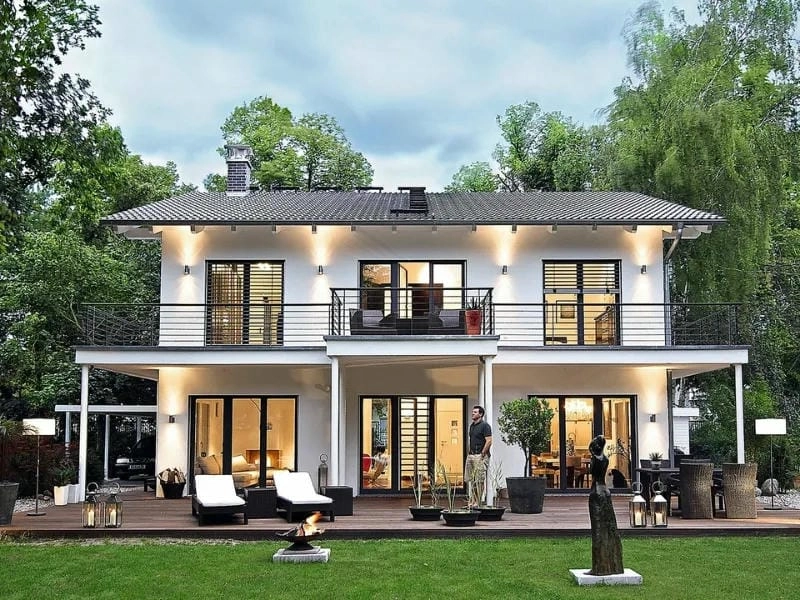 mẫu nhà 1 trệt 1 lầu 4x20 tận dụng chiều dài đất phố nhỏ