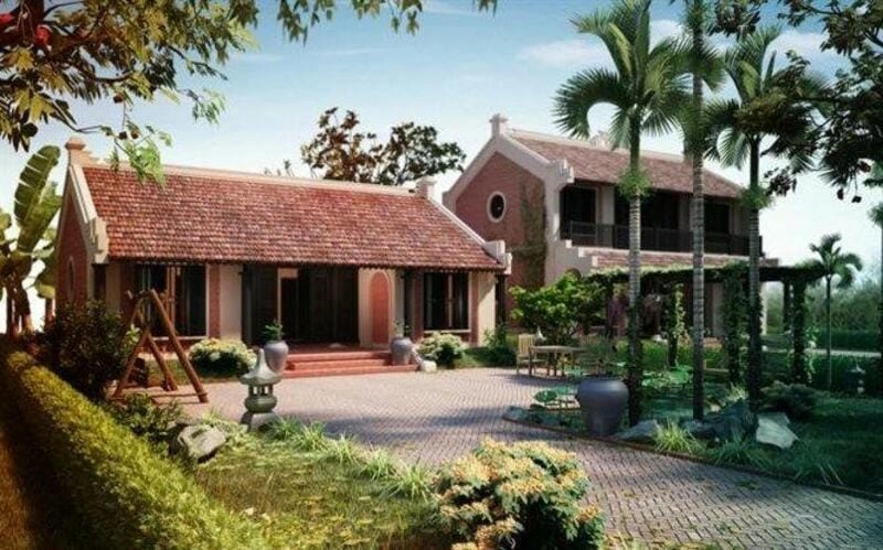 Mẫu nhà ngói 3 gian đẹp cổ kính mà thanh lịch