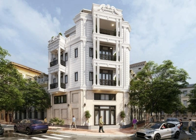 thiết kế nhà mặt tiền 8m sâu 12m tối ưu hóa từng mét vuông