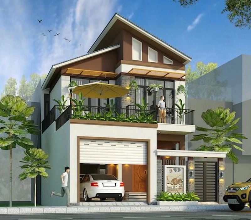 Gợi ý mẫu nhà 8x15m đơn giản mà thu hút