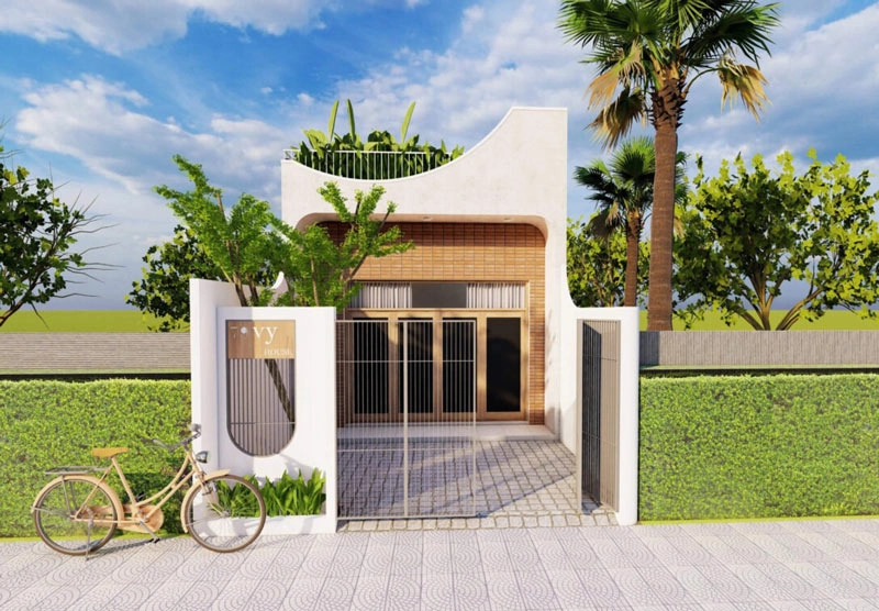 Tham khảo đơn giản mẫu nhà cấp 4 đơn giản hiện đại