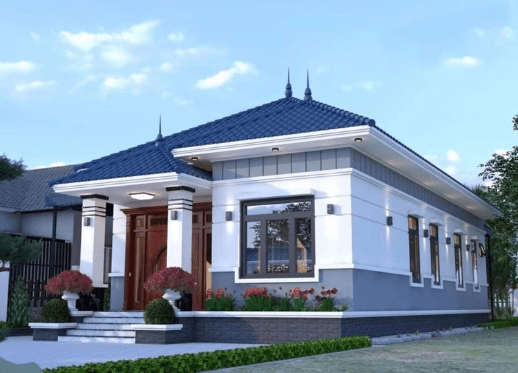 Ngắm nhìn mẫu nhà cấp 4 4 phòng ngủ đẹp tinh tế sang trọng