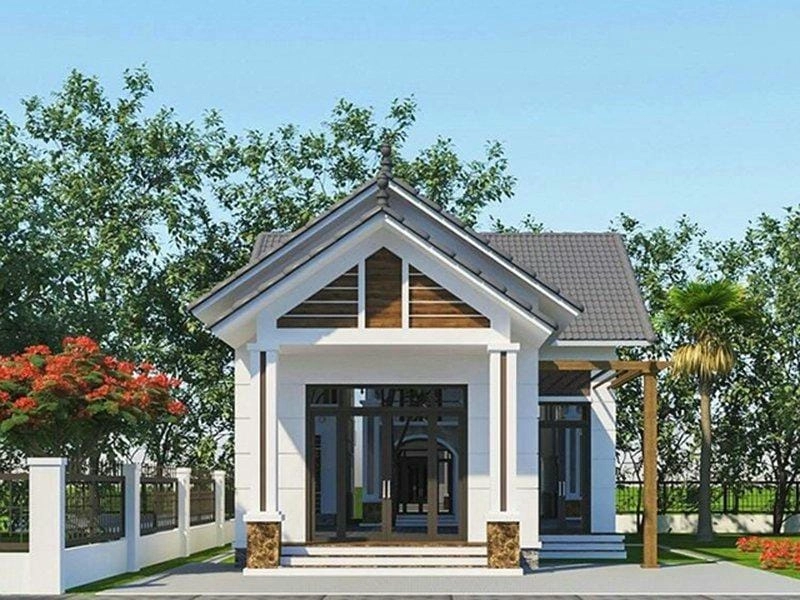 Gợi ý 300 triệu mẫu nhà ống 1 tầng rưỡi đẹp cực hợp lý