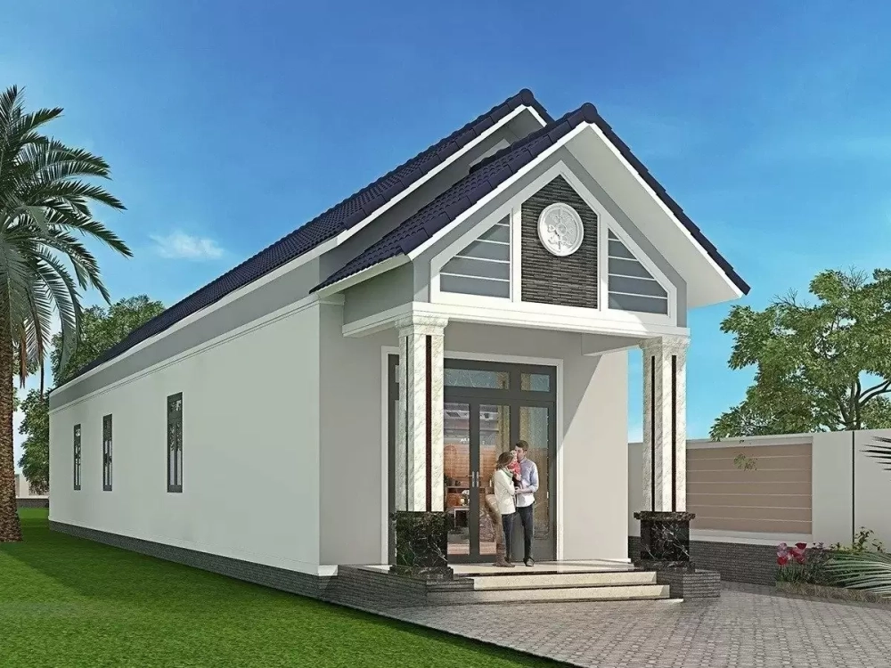 Khám phá mẫu nhà cấp 4 5x15m 2 phòng ngủ