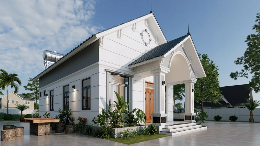 Ngắm mẫu nhà gác lửng cấp 4 đẹp thu hút