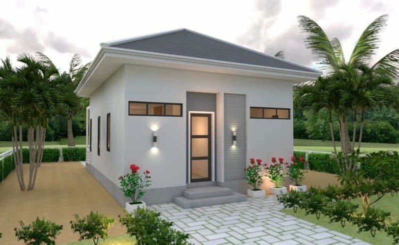 mẫu nhà vuông hiện đại đẹp lựa chọn thu hút ánh nhìn