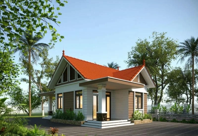 mái nhà lợp ngói đẹp che chở cho tổ ấm thân yêu