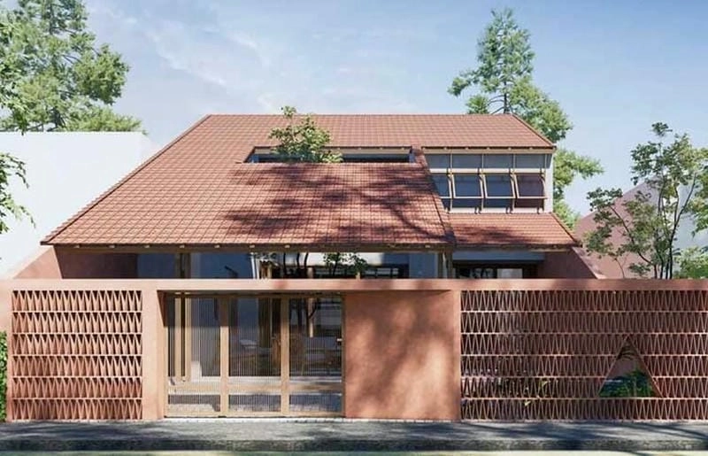 Thiết kế nhà cấp 4 mái ngói đơn giản mà thu hút