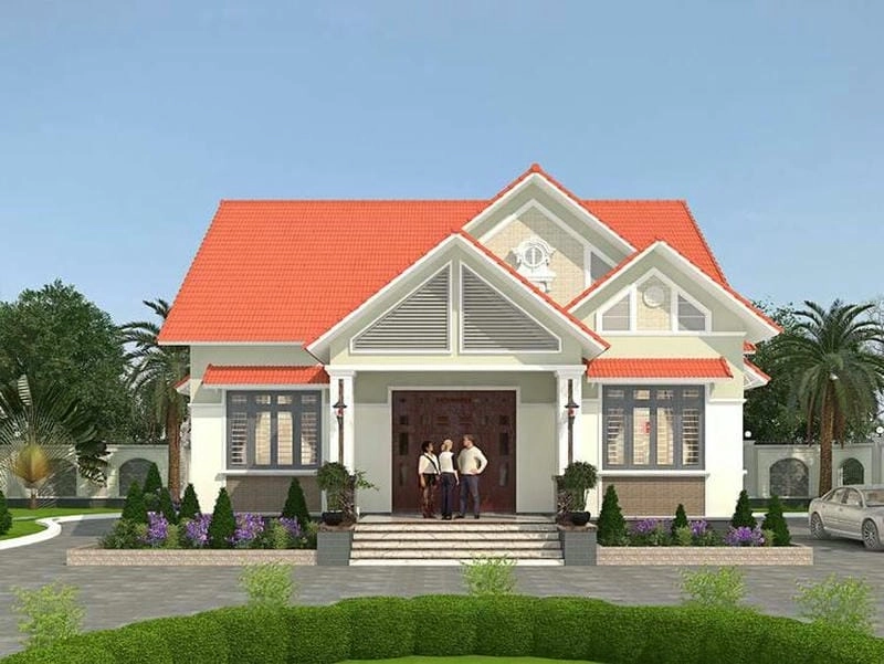 Tiết kiệm chi phí với nhà cấp 4 mái tôn giả ngói