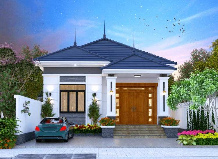 Tham khảo mẫu nhà cấp 4 ngang 8 dài 15 rộng rãi thoáng mát