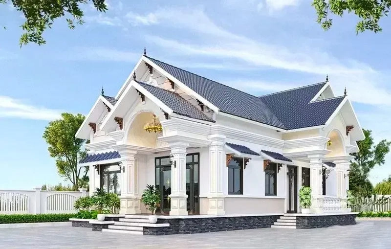 Xem ngay mẫu nhà cấp 4 mái thái ngang 5m