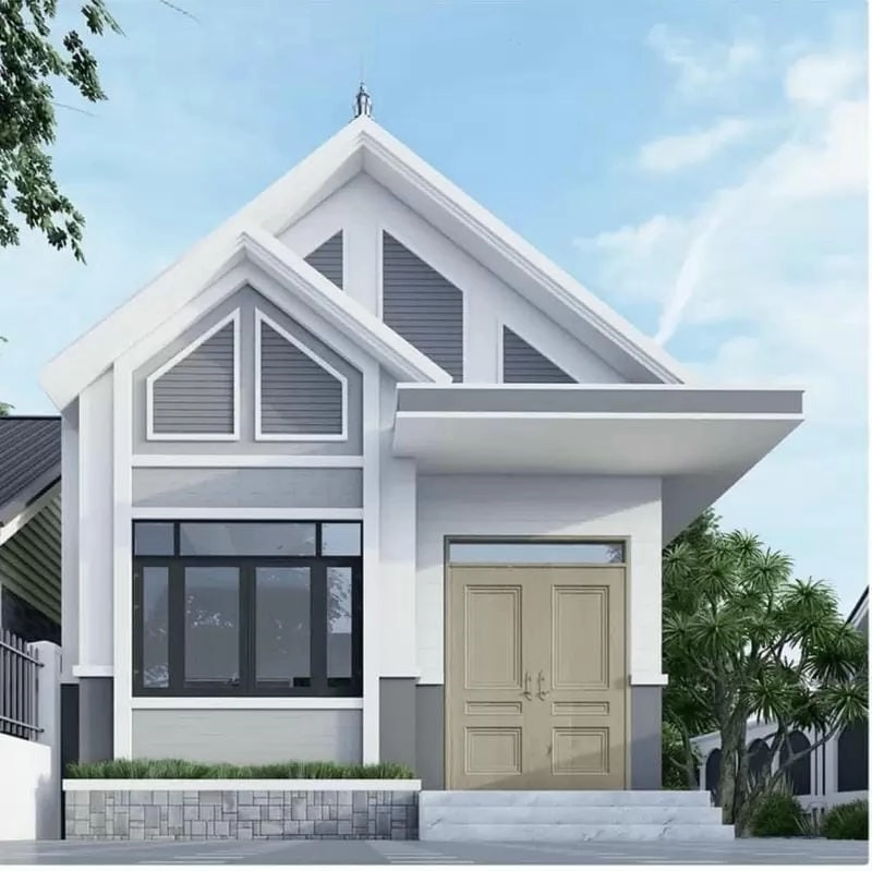 mẫu nhà mái thái đẹp cấp 4 được nhiều người yêu thích