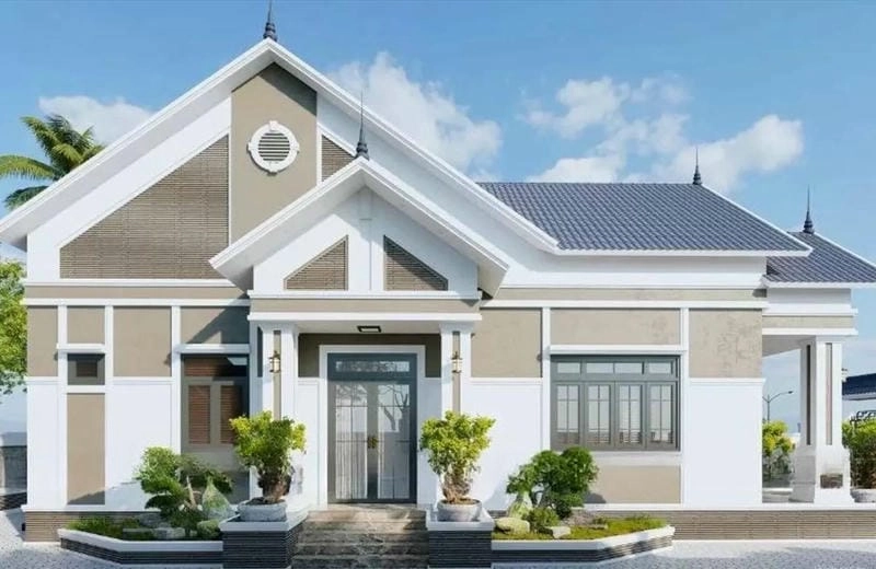 mẫu nhà mái thái 3 phòng ngủ đẹp lựa chọn tối ưu không gian