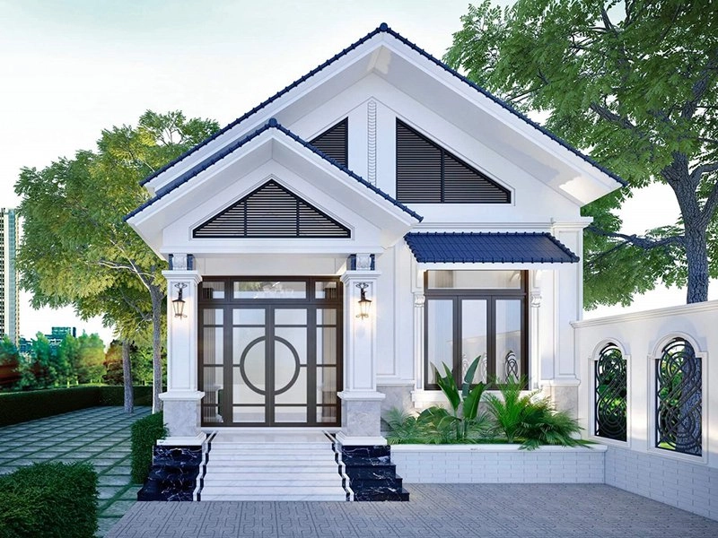 Tham khảo mẫu nhà cấp 4 mái thái đẹp nhà đẹp mới sài gòn