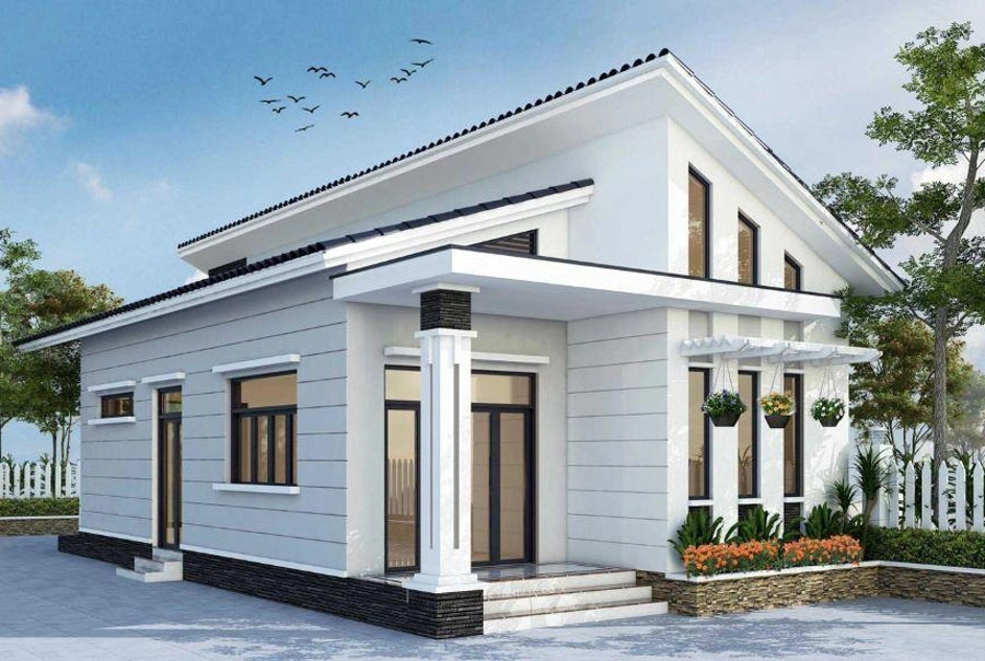 Khám phá mẫu nhà cấp 4 nông thôn 250 triệu thiết kế tiện nghi