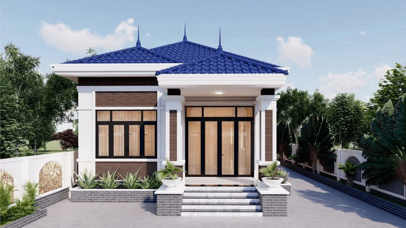 Khám phá mẫu nhà cấp 4 nông thôn đẹp thiết kế hài hòa