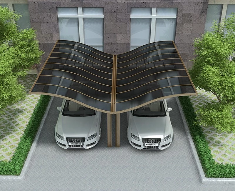 Xu hướng thiết kế nhà để xe ô tô ngoài trời hiện nay