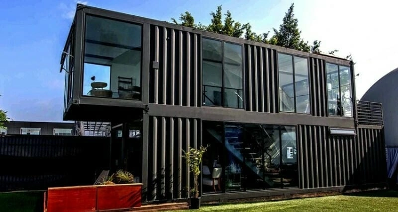 mẫu nhà tiền chế 40m2 tận dụng không gian nhỏ gọn tiện nghi