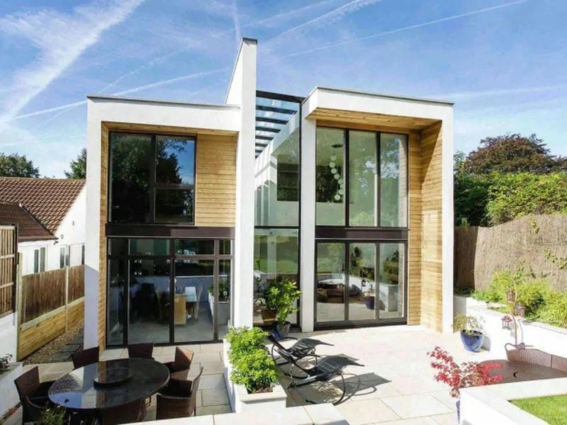 mẫu nhà kính 2 tầng thiết kế vừa thẩm mỹ vừa thực tế