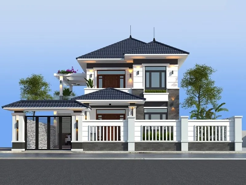 Ngắm mái nhật 3 phòng ngủ 1 phòng thờ tiện nghi