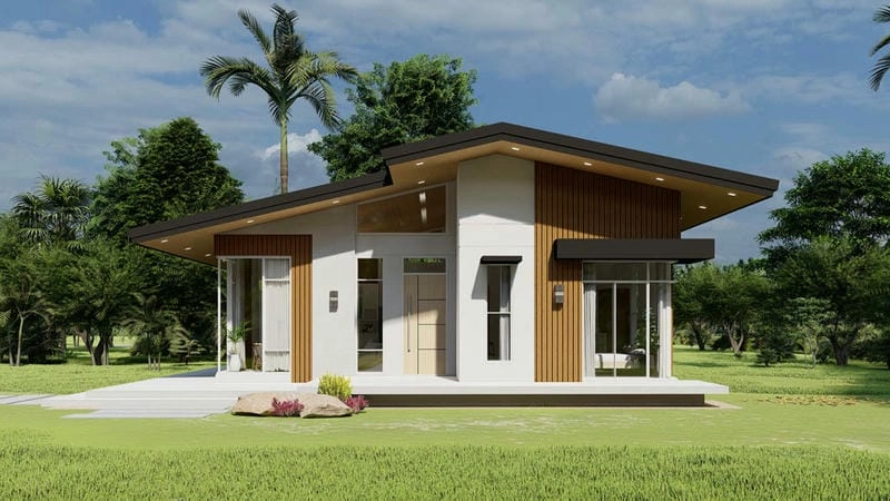 Tổng hợp 5x20 trệt mẫu nhà ống 1 tầng đẹp siêu ấn tượng