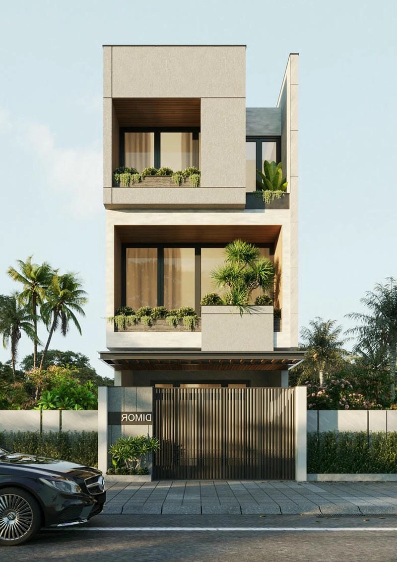 Gợi ý xem mẫu mặt tiền nhà ống nổi bật tinh tế Hỏi ChatGPT