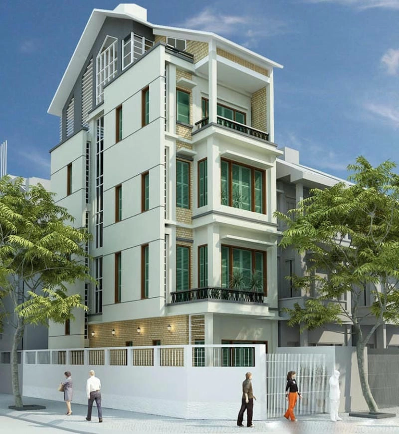 Nhà phố 5 tầng đẹp từng góc nhìn đều ấn tượng