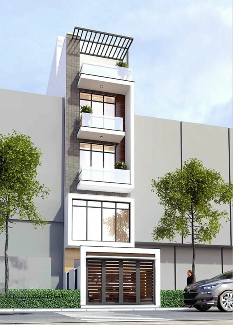 Nhà phố 5 tầng tân cổ điển lịch lãm giữa lòng thành phố