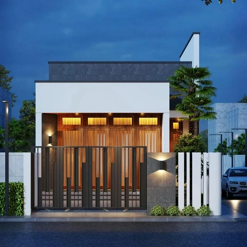 Chiêm ngưỡng những mẫu nhà mái bằng cấp 4 đơn giản