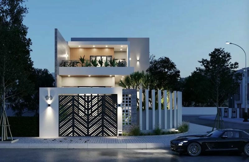 Ngắm nhìn mẫu nhà phố đẹp 2 tầng 5x20 tiện nghi