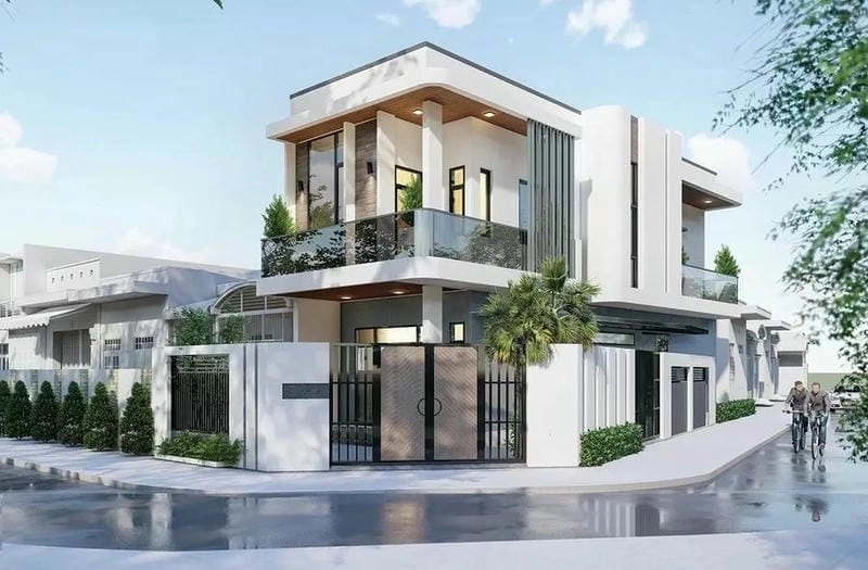 Chiêm ngưỡng mẫu nhà phố 2 tầng đơn giản dễ xây