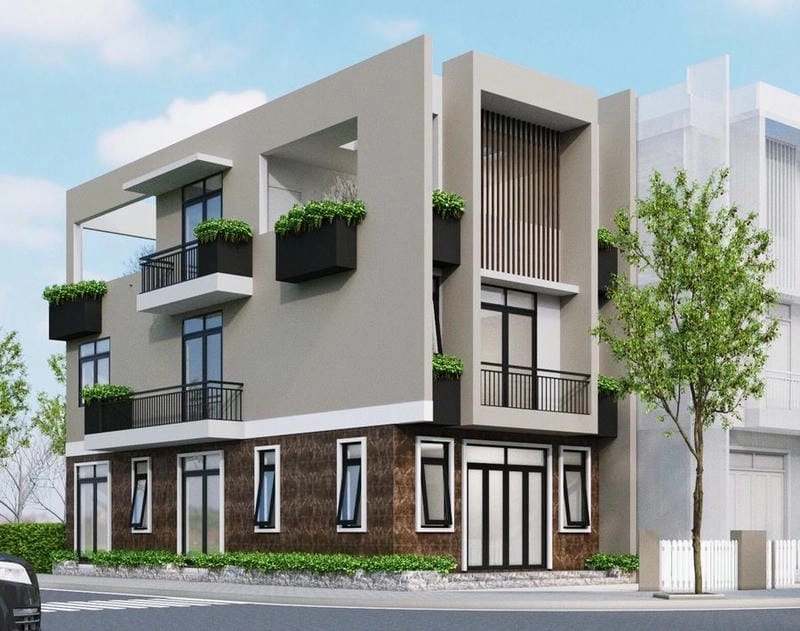 Tham khảo mẫu thiết kế nhà phố 3 tầng đẹp sang trọng