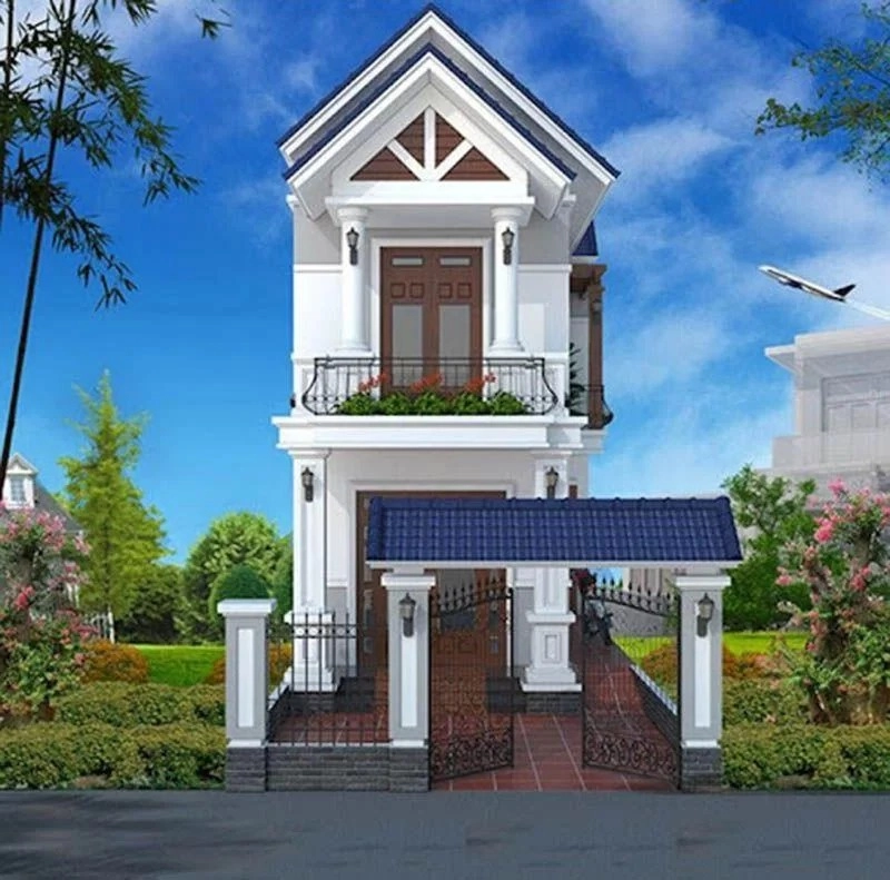 Ngắm mẫu nhà ống 2 tầng mái thái đẹp 2019 nhà ống mái thái
