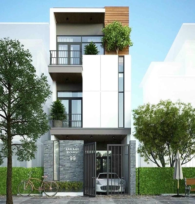 Khám phá mẫu nhà phố 3 tầng đẹp 60m2 tiện ích