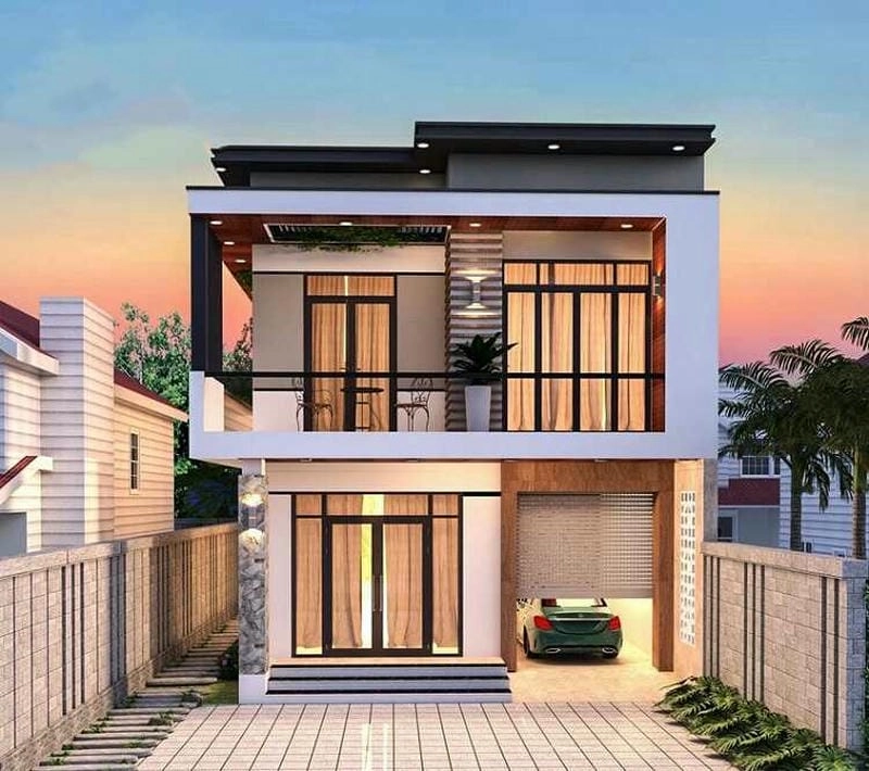 Xu hướng mới mẫu nhà ống rộng 7m sang trọng