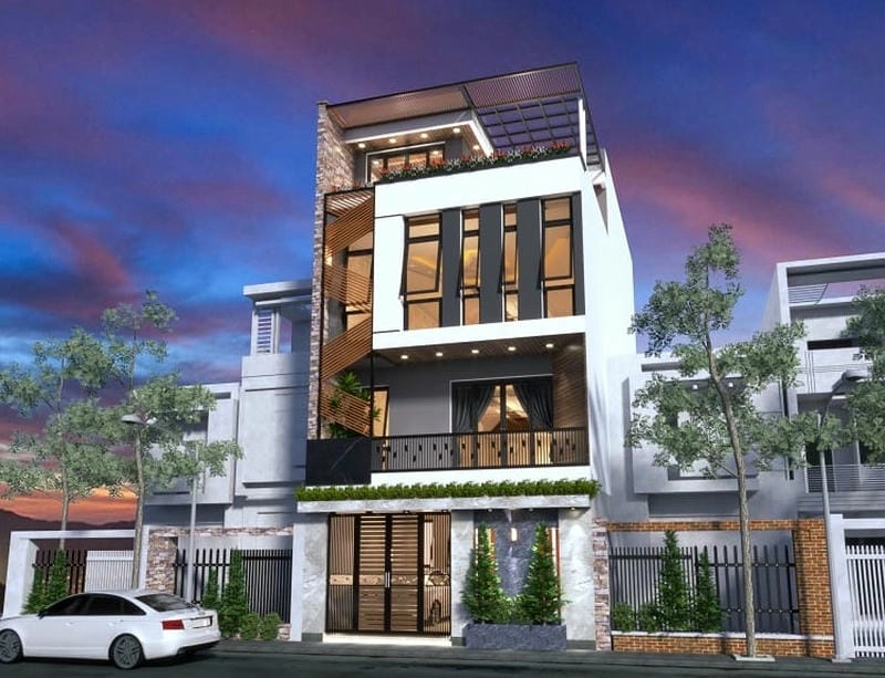 Không gian sống với thiết kế nhà rộng 7m