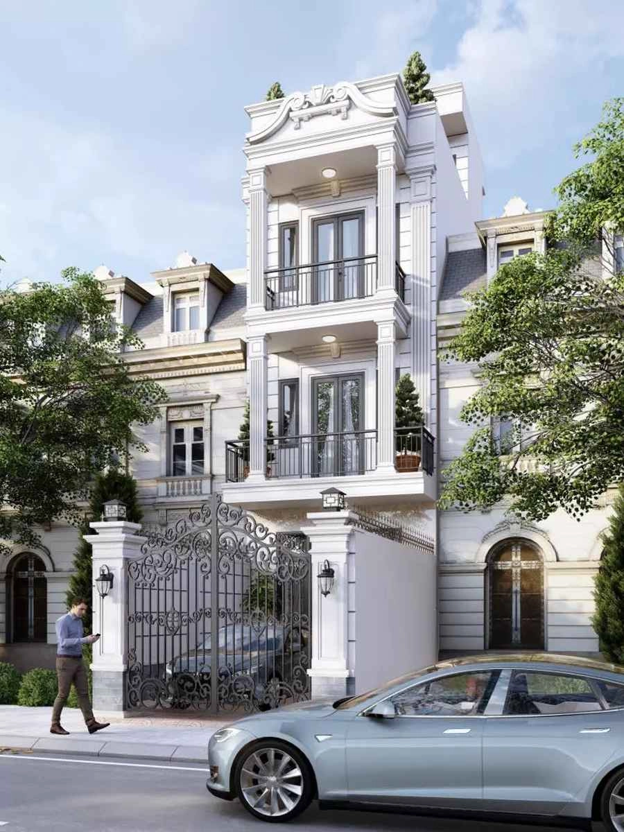 Ngắm ngay màu sơn nhà phố đẹp sang trọng