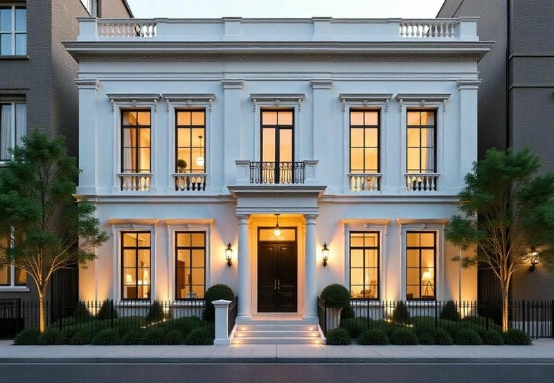 mẫu cửa nhà tân cổ điển điểm nhấn tinh tế thu hút