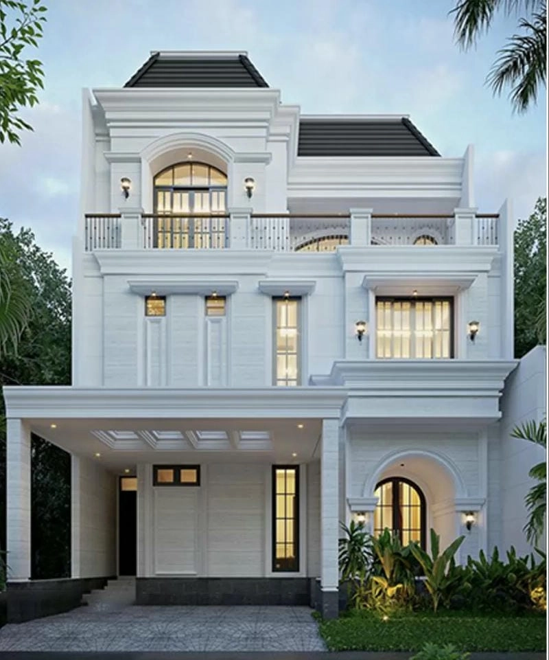 Gợi ý thiết kế nhà phong cách châu âu phù hợp người Việt