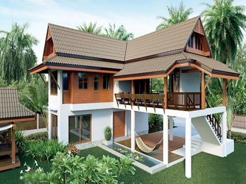 Bền vững với mẫu nhà sàn cột bê tông ấn tượng mẫu nhà sàn đẹp