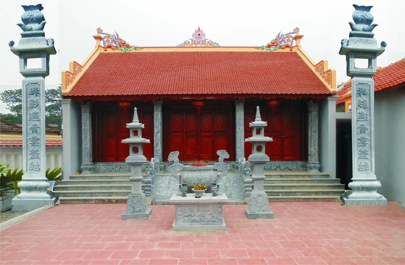 những mẫu nhà thờ họ đẹp tham khảo giữ gìn truyền thống