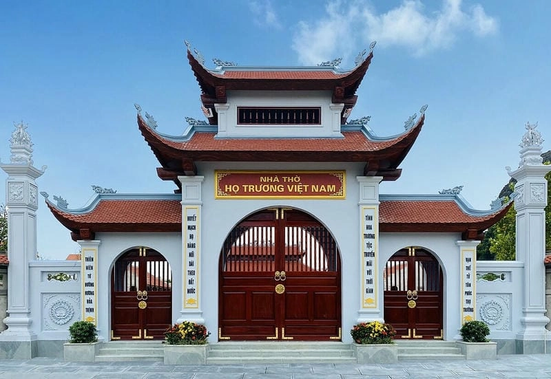 mẫu nhà thờ họ việt nam đậm đà bản sắc quê hương