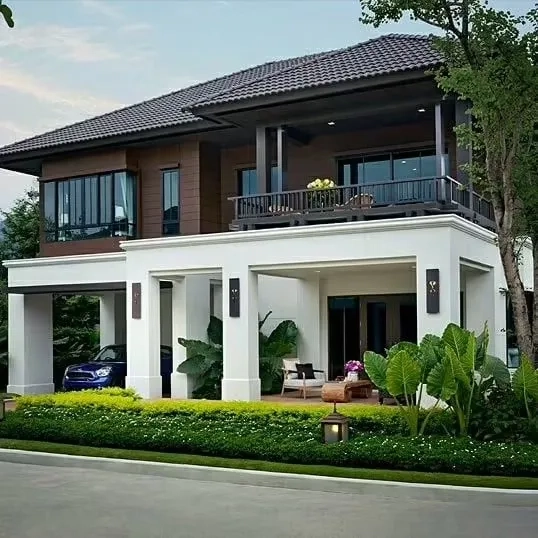 Chiêm ngưỡng các mẫu nhà vườn đẹp nhất hiện nay 2 tầng