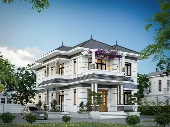 Khám phá nông thôn mẫu nhà vườn đẹp thiết kế 2 tầng
