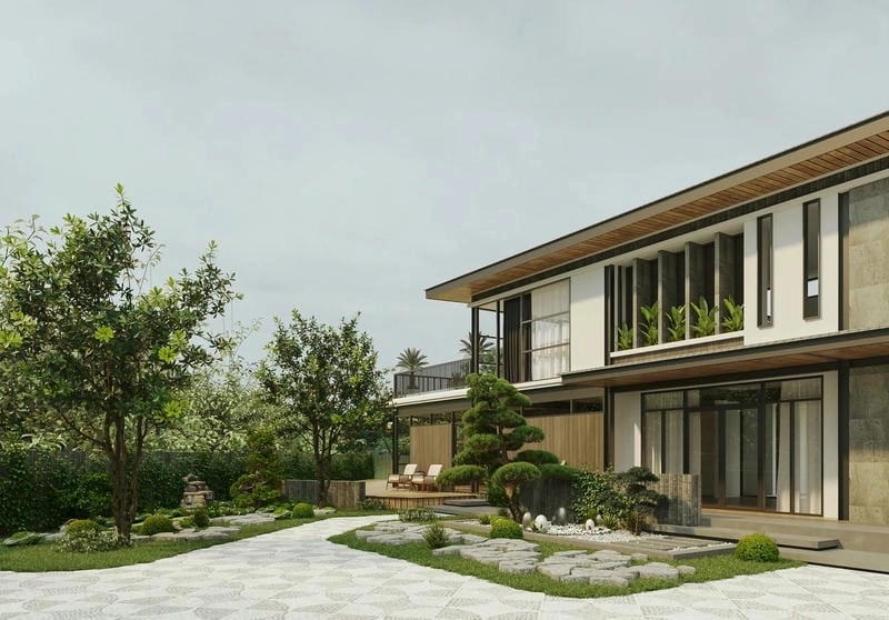 mẫu nhà vườn 100m2 lựa chọn phù hợp gia đình nhỏ