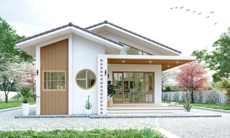 mẫu nhà vườn nhật phong cách tối giản tinh tế