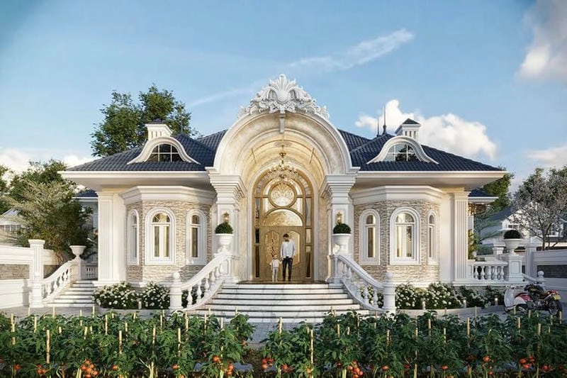 mẫu nhà vườn 2000m2 biệt thự vườn rộng rãi đẳng cấp