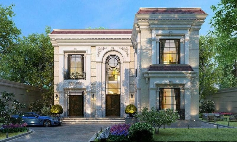 mẫu nhà vườn 180m2 lựa chọn hoàn hảo gia đình trẻ