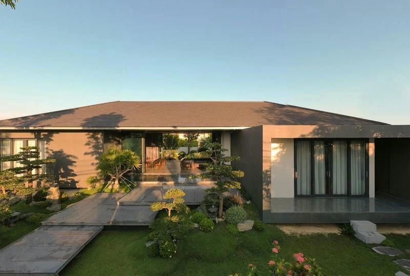 mẫu nhà vườn 50m2 nhỏ gọn tối ưu không gian